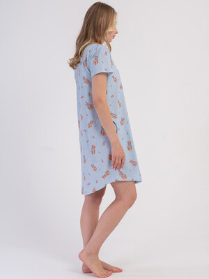 Купить Хлопковая туника с коротким рукавом VIENETTA 6020687340 в Украина в Lingerie.ua - Одяг для дому та відпочинку, Фото 3