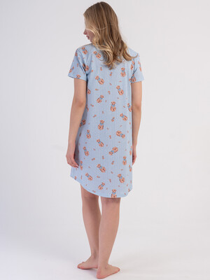 Купить Хлопковая туника с коротким рукавом VIENETTA 6020687340 в Украина в Lingerie.ua - Одяг для дому та відпочинку, Фото 4