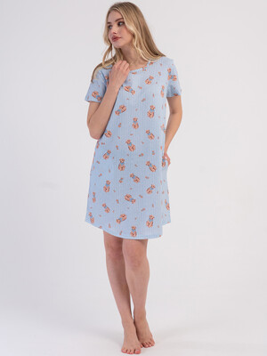 Купить Хлопковая туника с коротким рукавом VIENETTA 6020687340 в Украина в Lingerie.ua - Одяг для дому та відпочинку, Фото 7