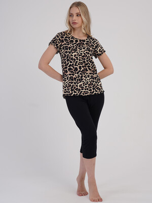 Купить Комплект из вискозы с капри VIENETTA 6040270757 в Украина в Lingerie.ua - Одяг для дому та відпочинку, Фото 3