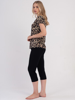 Купить Комплект из вискозы с капри VIENETTA 6040270757 в Украина в Lingerie.ua - Одяг для дому та відпочинку, Фото 5