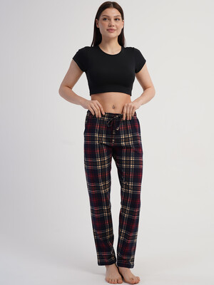 Купить Хлопковые домашние брюки женские VIENETTA 6020214445 в Украина в Lingerie.ua - Одяг для дому та відпочинку, Фото 6