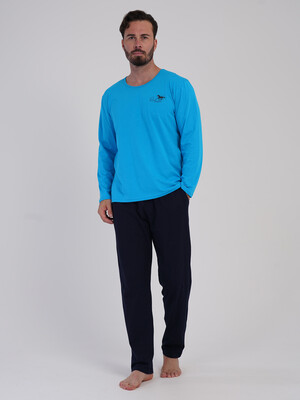 Купить Хлопковый домашний костюм (лонгслив + брюки) VIENETTA MAN 6040720000 в Украина