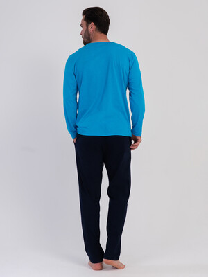 Купить Хлопковый домашний костюм (лонгслив + брюки) VIENETTA MAN 6040720000 в Украина в Lingerie.ua - Одяг для дому та відпочинку, Фото 10