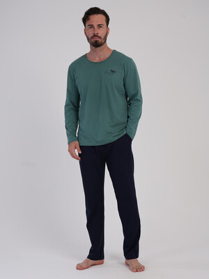 Купить Хлопковый домашний костюм (лонгслив + брюки) VIENETTA MAN 6040720000 в Украина в Lingerie.ua - Одяг для дому та відпочинку, Фото 8