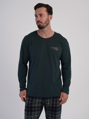 Купить Хлопковый домашний костюм (лонгслив + брюки) VIENETTA MAN 6051854612 в Украина в Lingerie.ua - Одяг для дому та відпочинку, Фото 11