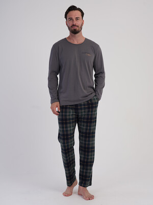Купить Хлопковый домашний костюм (лонгслив + брюки) VIENETTA MAN 6051854612 в Украина в Lingerie.ua - Одяг для дому та відпочинку, Фото 7