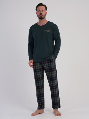Купить Хлопковый домашний костюм (лонгслив + брюки) VIENETTA MAN 6051854612 в Украина в Lingerie.ua - Одяг для дому та відпочинку, Фото 3