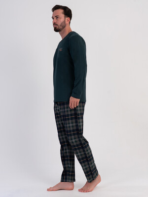 Купить Хлопковый домашний костюм (лонгслив + брюки) VIENETTA MAN 6051854612 в Украина в Lingerie.ua - Одяг для дому та відпочинку, Фото 12