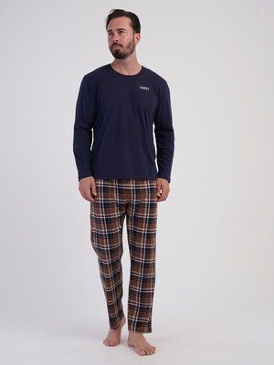 Купить Хлопковый домашний костюм (лонгслив + брюки) VIENETTA MAN 6052891072 в Украина в Lingerie.ua - Одяг для дому та відпочинку, Фото 4