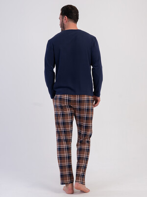Купить Хлопковый домашний костюм (лонгслив + брюки) VIENETTA MAN 6052891072 в Украина в Lingerie.ua - Одяг для дому та відпочинку, Фото 5
