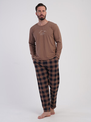 Купить Хлопковый домашний костюм мужской (лонгслив + брюки) VIENETTA MAN 6052344234 в Украина в Lingerie.ua - Одяг для дому та відпочинку, Фото 2