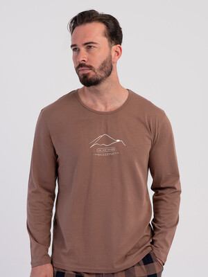 Купить Хлопковый домашний костюм мужской (лонгслив + брюки) VIENETTA MAN 6052344234 в Украина в Lingerie.ua - Одяг для дому та відпочинку, Фото 3