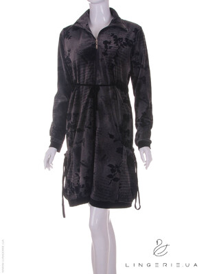 Купить Халат велюровый женский yна молнии JEN 0850   в Украина в Lingerie.ua - Одяг для дому та відпочинку, Фото 1