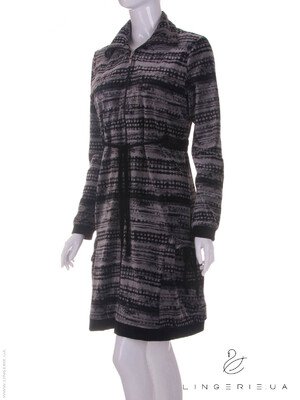 Купить Халат велюровый женский yна молнии JEN 0850   в Украина в Lingerie.ua - Одяг для дому та відпочинку, Фото 2