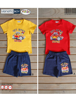 Купить Комплект для мальчика из футболки и шорт VIENETTA 6080850000 в Украина в Lingerie.ua - Одяг для дому та відпочинку, Фото 2