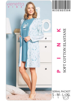 Комплект из ночной сорочки и халата VIENETTA 8032962398