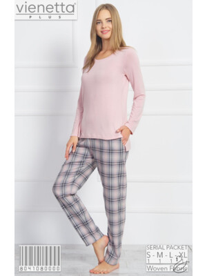 Домашний комплект женский с длинным рукавом VIENETTA 8041080000