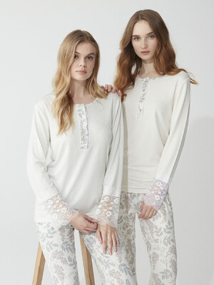 Купить Женская пижама большого размера из вискозы FEYZA 20Y-FY-3776-B  в Украина