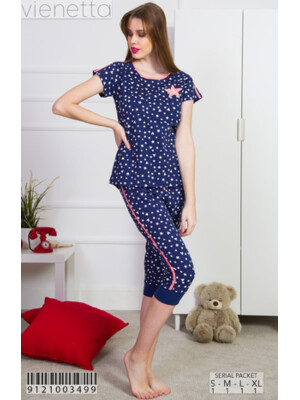 Хлопковый комплект с бриджами на манжете VIENETTA 9121003499