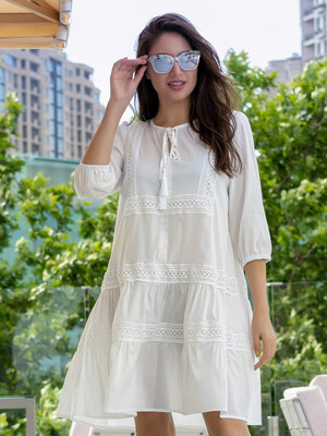 Купить Батистовое платье с кружевом LINGERIE Provence 170437  в Украина в Lingerie.ua - Одяг для дому та відпочинку, Фото 2