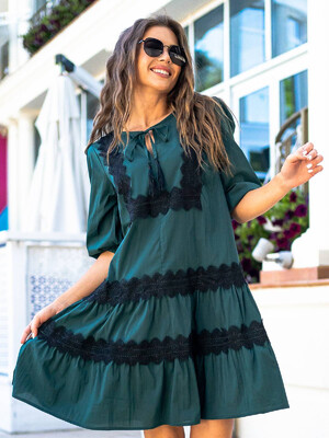 Купить Батистовое платье с кружевом LINGERIE Provence 170437  в Украина в Lingerie.ua - Одяг для дому та відпочинку, Фото 4