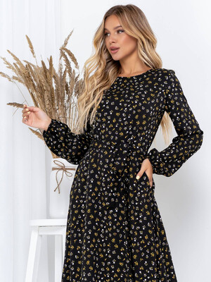 Купить Платье миди с длинным рукавом LINGERIE 170450  в Украина в Lingerie.ua - Одяг для дому та відпочинку, Фото 7