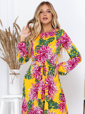 Купить Платье миди с длинным рукавом LINGERIE 170450  в Украина в Lingerie.ua - Одяг для дому та відпочинку, Фото 4