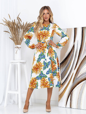 Купить Платье миди с длинным рукавом LINGERIE 170450  в Украина в Lingerie.ua - Одяг для дому та відпочинку, Фото 3