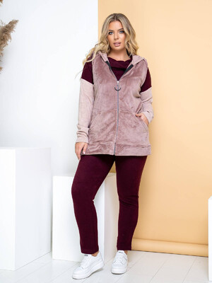 Купить Теплий жилет на блискавці LINGERIE 170412 в Украина в Lingerie.ua - Одяг для дому та відпочинку, Фото 5