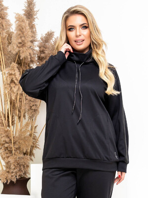 Купить Женский костюм с кожаными вставками LINGERIE 170492 в Украина в Lingerie.ua - Одяг для дому та відпочинку, Фото 2