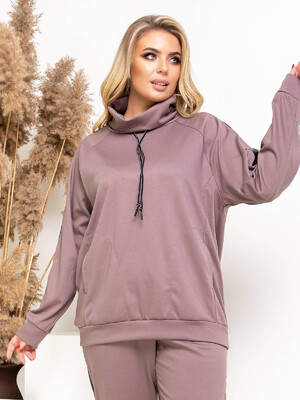 Купить Женский костюм с кожаными вставками LINGERIE 170492 в Украина в Lingerie.ua - Одяг для дому та відпочинку, Фото 5