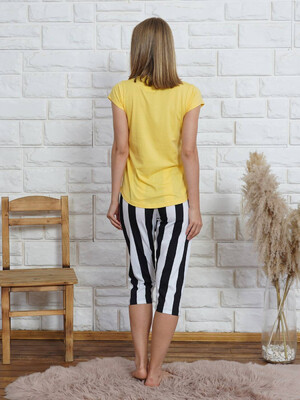 Купить Хлопковый комплект с бриджами VIENETTA 0081200377 в Украина в Lingerie.ua - Одяг для дому та відпочинку, Фото 5