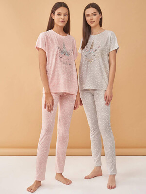 Купить Домашний комплект с коротким рукавом FEYZA 4010 в Украина