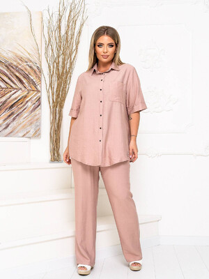 Купить Льняная рубашка большого размера LINGERIE 170559-1  в Украина