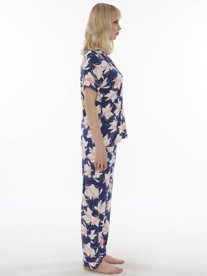 Купить Женская классическая пижама с коротким рукавом VIENETTA 0110250565 в Украина в Lingerie.ua - Одяг для дому та відпочинку, Фото 2