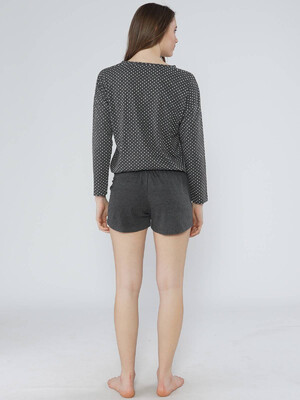 Купить Хлопковый комплект с шортами VIENETTA 1011911404 в Украина в Lingerie.ua - Одяг для дому та відпочинку, Фото 3