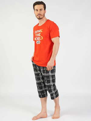 Купить Комплект из натурального хлопка с капри GAZZAZ 0123232841 в Украина в Lingerie.ua - Одяг для дому та відпочинку, Фото 4