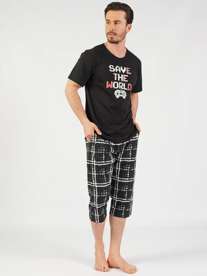 Купить Комплект из натурального хлопка с капри GAZZAZ 0123232841 в Украина в Lingerie.ua - Одяг для дому та відпочинку, Фото 7