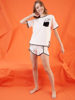 Купить Комплект из футболки и шорт SEVIM S 12419  в Украина в Lingerie.ua - Одяг для дому та відпочинку, Фото 1