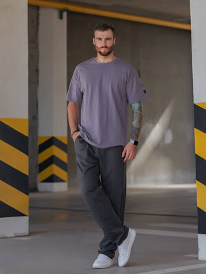 Купить Хлопковые брюки мужские LNGR 170572 в Украина в Lingerie.ua - Одяг для дому та відпочинку, Фото 6