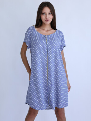 Купить Халат из штапеля на молнии LINGERIE 170595 в Украина в Lingerie.ua - Одяг для дому та відпочинку, Фото 9