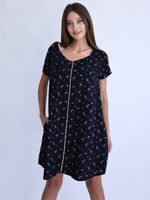 Купить Халат из штапеля на молнии LINGERIE 170595 в Украина в Lingerie.ua - Одяг для дому та відпочинку, Фото 7