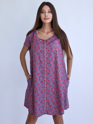 Купить Халат из штапеля на молнии LINGERIE 170595 в Украина в Lingerie.ua - Одяг для дому та відпочинку, Фото 5