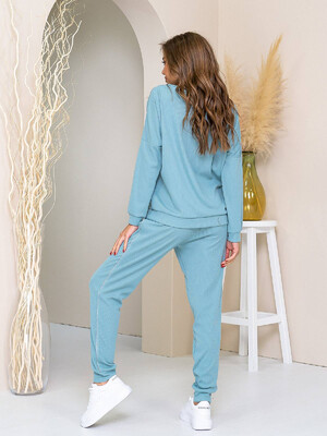 Купить Хлопковый костюм с джоггерами Reflect LINGERIE 170606 в Украина в Lingerie.ua - Одяг для дому та відпочинку, Фото 3