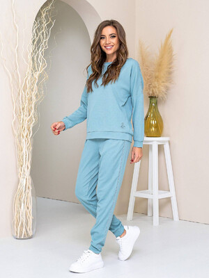 Купить Хлопковый костюм с джоггерами Reflect LINGERIE 170606 в Украина в Lingerie.ua - Одяг для дому та відпочинку, Фото 4