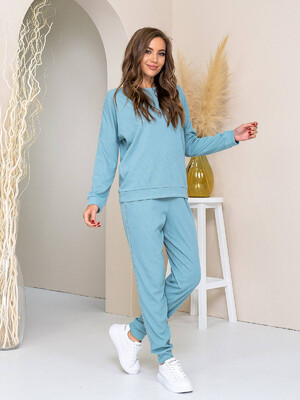 Купить Хлопковый костюм с джоггерами Reflect LINGERIE 170606 в Украина в Lingerie.ua - Одяг для дому та відпочинку, Фото 5