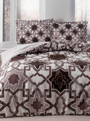 Купить Постельный комплект двуспальный TAC Saten Loretto в Украина в Lingerie.ua - Одяг для дому та відпочинку, Фото 1