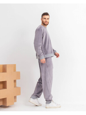 Купить Велюровый костюм с длинным рукавом LNGR 170637 в Украина в Lingerie.ua - Одяг для дому та відпочинку, Фото 11