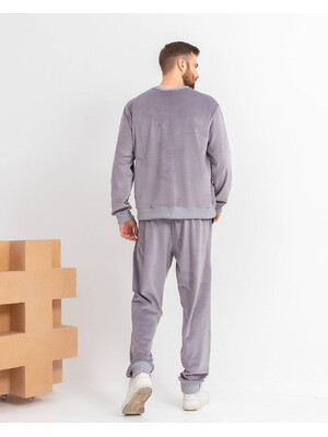 Купить Велюровый костюм с длинным рукавом LNGR 170637 в Украина в Lingerie.ua - Одяг для дому та відпочинку, Фото 6